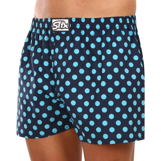 Meeste bokserid Styx art classic rubber polka dots (A1651)