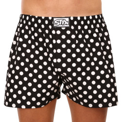 Meeste bokserid Styx art classic rubber oversized polka dots (E1650)