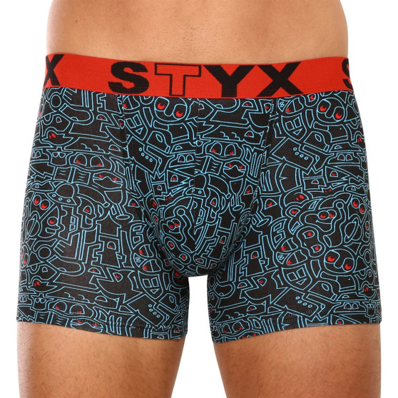 Meeste bokserid Styx long art sports rubber doodle (U1256)