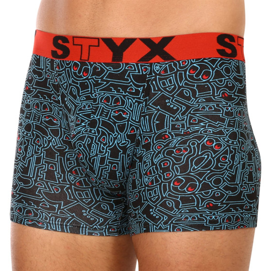 Meeste bokserid Styx long art sports rubber doodle (U1256)