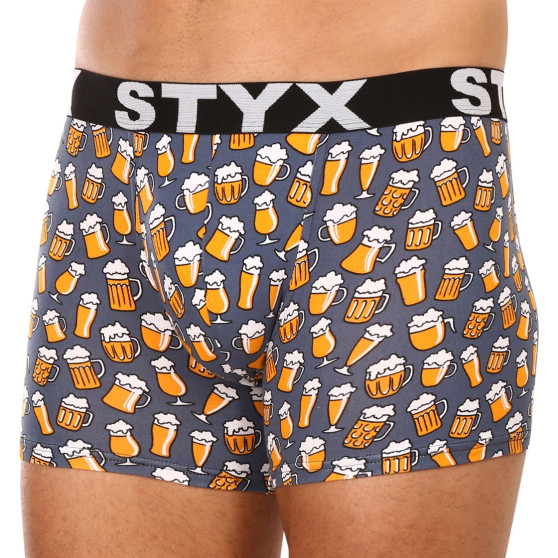 Meeste bokserid Styx long art sports rubber beer (U1357)