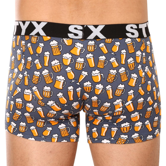 Meeste bokserid Styx long art sports rubber beer (U1357)