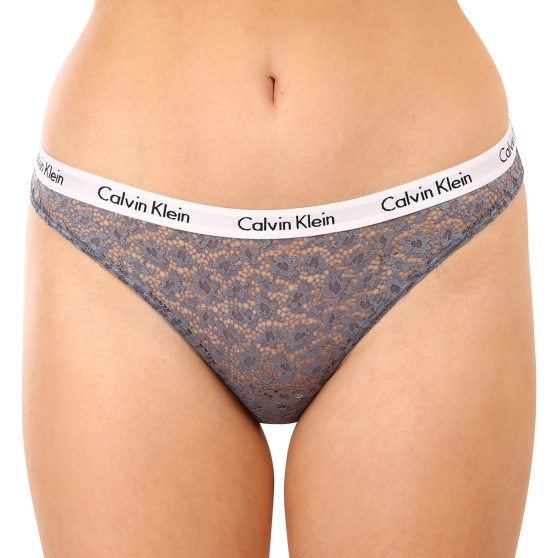 3PACK naiste aluspüksid Calvin Klein ülisuured mitmevärvilised aluspüksid (QD3975E-BP7)