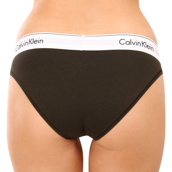 Naiste aluspüksid Calvin Klein tumeroheline (F3787E-9MD)