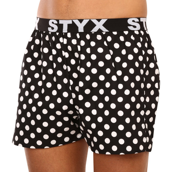 Meeste bokserid Styx art sportlik kummi polka dots (B1650)