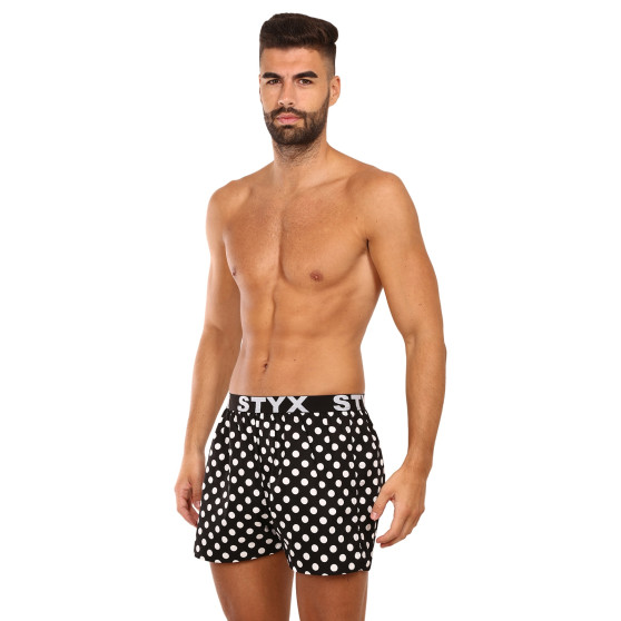 Meeste bokserid Styx art sportlik kummi polka dots (B1650)