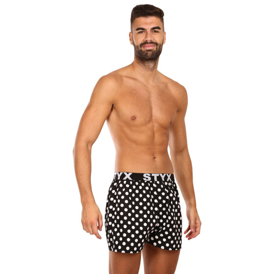 Meeste bokserid Styx art sportlik kummi polka dots (B1650)