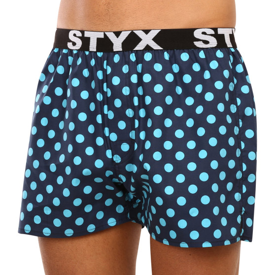 Meeste bokserid Styx art sportlik kummi polka dots (B1651)