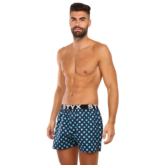 Meeste bokserid Styx art sportlik kummi polka dots (B1651)