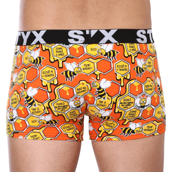 Meeste bokserid Styx art sports rubber oversized mesilased (R1654)