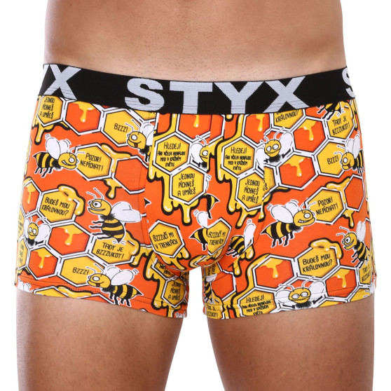 Meeste bokserid Styx art sports rubber oversized mesilased (R1654)