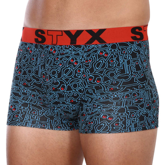 Meeste bokserid Styx art sports rubber oversized doodle (R1256)