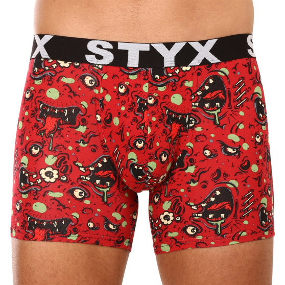 6PACK meeste bokserid Styx long art sports elastic multi-coloured (6U12697124)