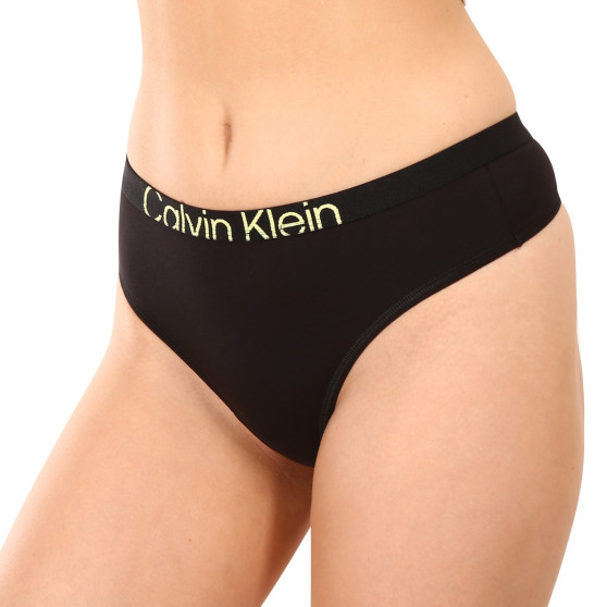 Naiste stringid Calvin Klein must (QF7401E-UB1)