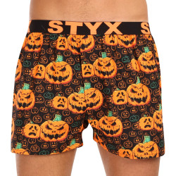 Meeste bokserid Styx art sports rubber Halloween kõrvitsad (B1755)