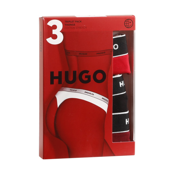 3PACK naiste stringid HUGO mitmevärvilised (50480150 982)