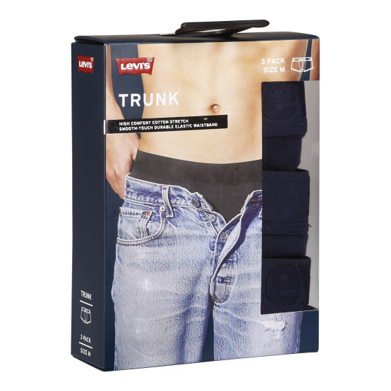 3PACK meeste bokserid Levis tumesinine (905042001 002)