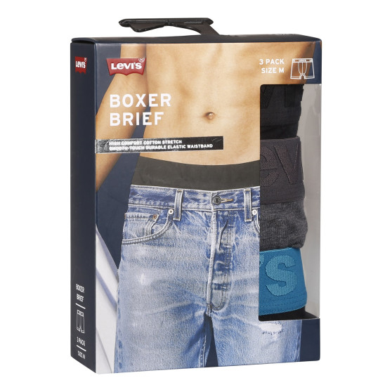 3PACK meeste bokserid Levis mitmevärviline (905045001 023)