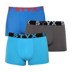 3PACK meeste bokserid Styx sports elastic oversized multicolour (3R10379)