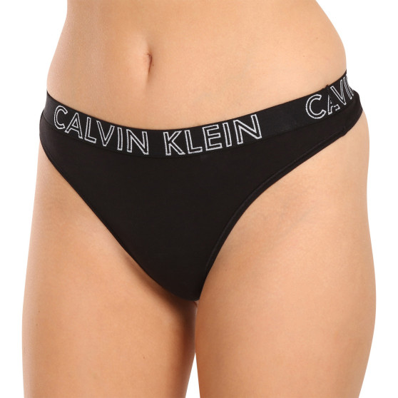 Naiste stringid Calvin Klein must (QD3636E-001)