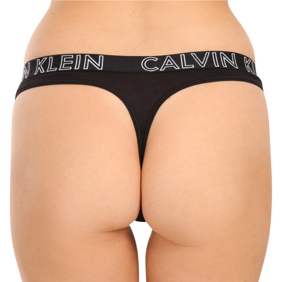 Naiste stringid Calvin Klein must (QD3636E-001)