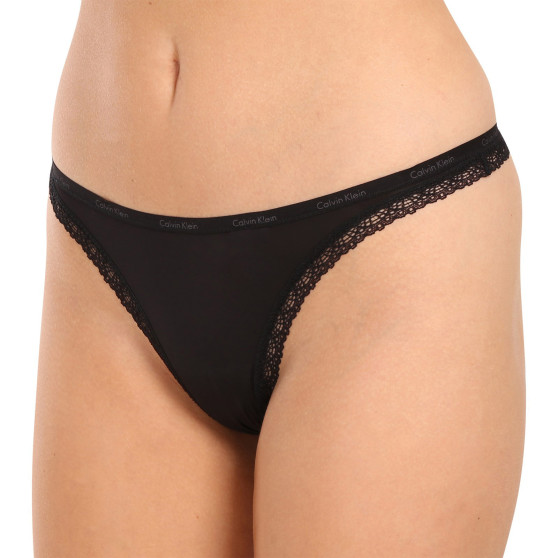 Naiste stringid Calvin Klein must (D3445E-001)