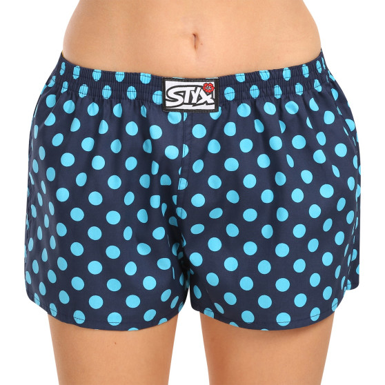 Naiste bokserid Styx art classic rubber polka dots (K1651)