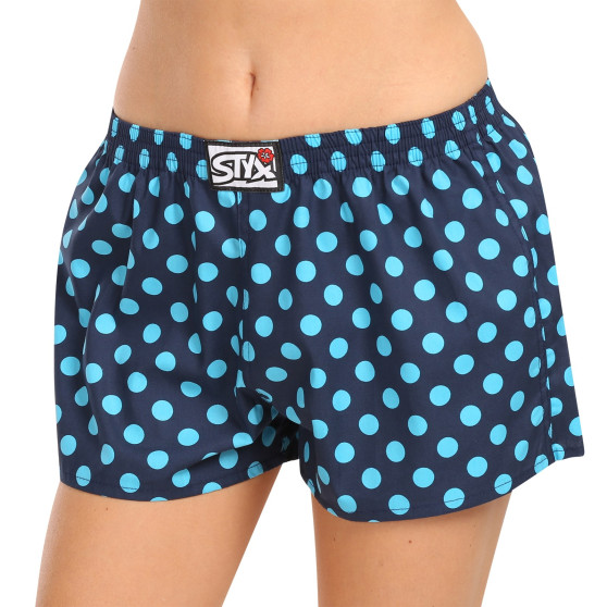 Naiste bokserid Styx art classic rubber polka dots (K1651)