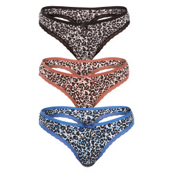 3PACK naiste stringid Fine woman multicolor (808-A)