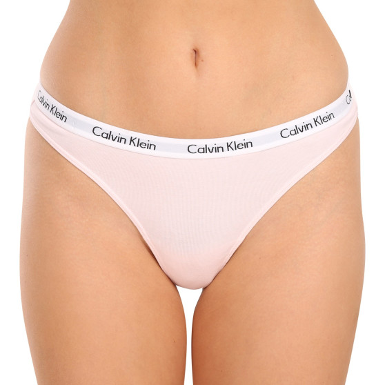 Naiste stringid Calvin Klein roosa (D1617A-2NT)