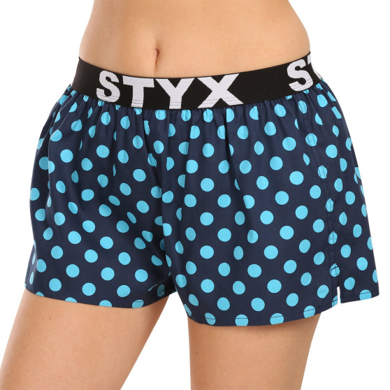 Naiste bokserid Styx art sportlik kummi polka dots (T1651)