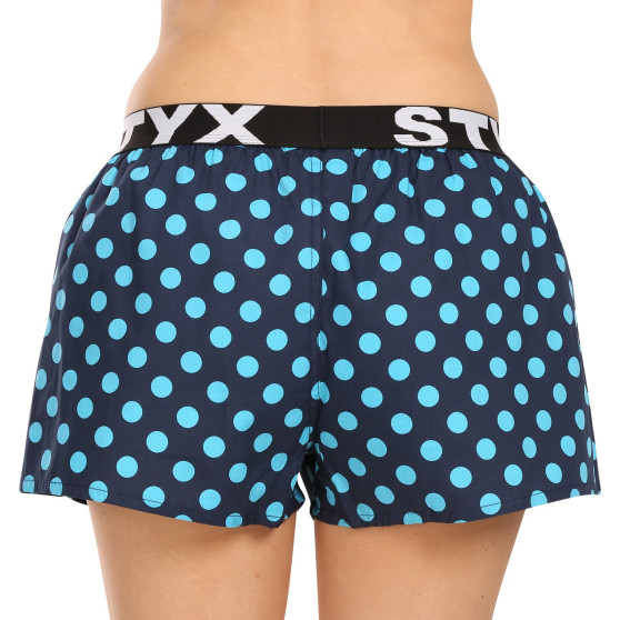 Naiste bokserid Styx art sportlik kummi polka dots (T1651)