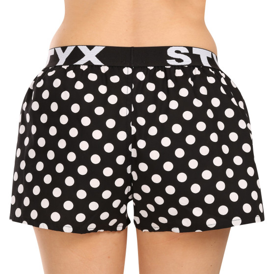 Naiste bokserid Styx art sportlik kummi polka dots (T1650)