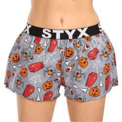 Naiste bokserid Styx art sports kummist Halloween kirstud (T1752)