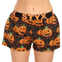 Naiste bokserid Styx art sports rubber Halloween kõrvitsad (T1755)