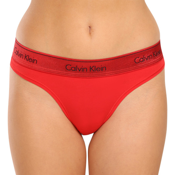 Naiste stringid Calvin Klein punane (QF7449E-XAT)