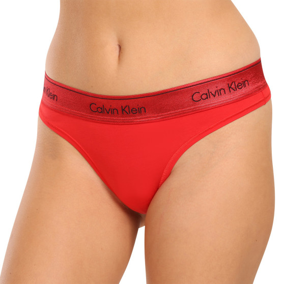 Naiste stringid Calvin Klein punane (QF7449E-XAT)