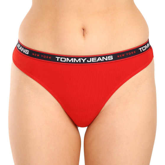 3PACK naiste stringid Tommy Hilfiger ülevärvilised mitmevärvilised (UW0UW04709 0WE)