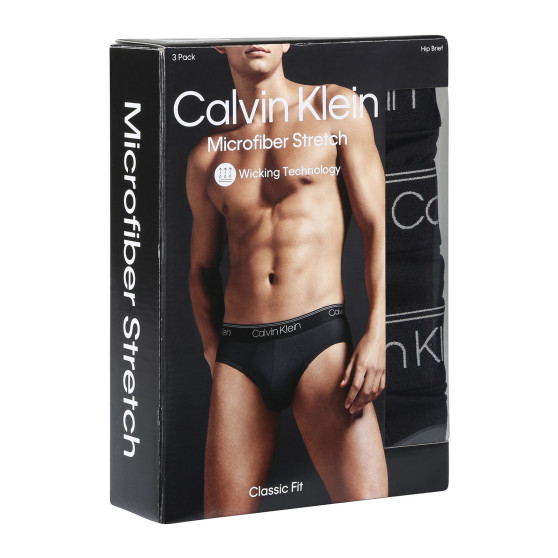 3PACK meeste aluspüksid Calvin Klein must (NB2568A-UB1)