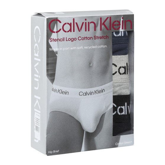 3PACK meeste aluspüksid Calvin Klein mitmevärvilised (NB3704A-KDX)