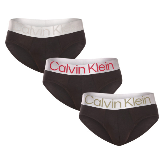 3PACK meeste aluspüksid Calvin Klein must (NB3129A-GIW)