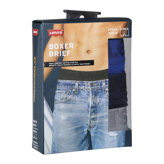 3PACK meeste bokserid Levis mitmevärviline (905045001 022)