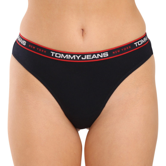 3PACK naiste stringid Tommy Hilfiger ülevärvilised mitmevärvilised (UW0UW04709 0VA)