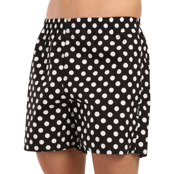 Meeste kodused bokserid taskutega Styx polka dots (D1650)