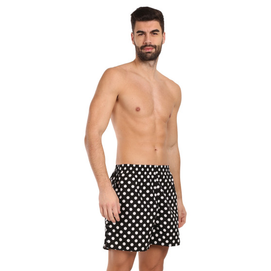 Meeste kodused bokserid taskutega Styx polka dots (D1650)