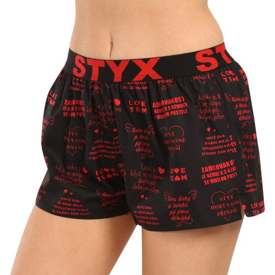 Naiste bokserid Styx art sports rubber Valentine's Day lyrics (T1757)