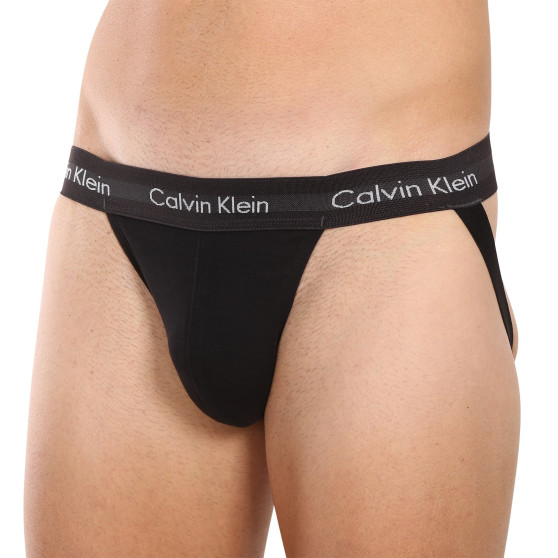 3PACK meeste kubemekaitsmed Calvin Klein must (NB3363A-H4X)