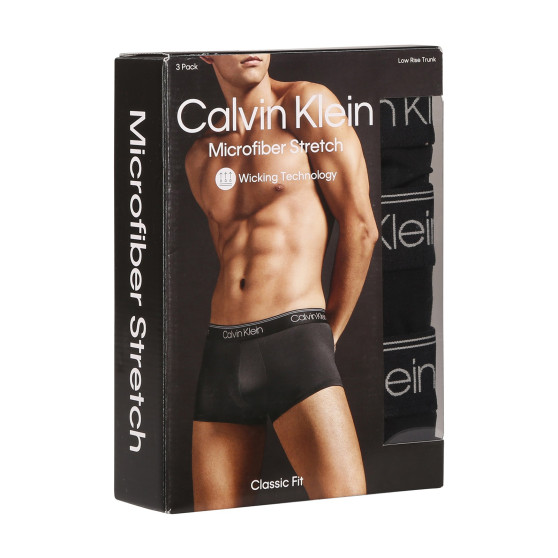 3PACK meeste bokserid Calvin Klein mustad (NB2569A-UB1)