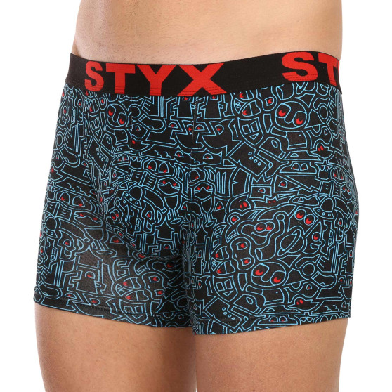 Meeste bokserid Styx long art sports rubber doodle (U1256/2)