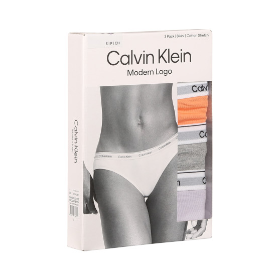 3PACK naiste aluspüksid Calvin Klein mitmevärviline (QD5207E-NPA)